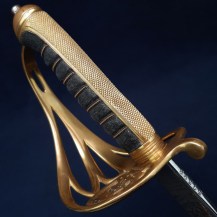 British 1892 Pattern Royal Army Medical Corps Officers Sword of Lt Col Richard George Hanley 19